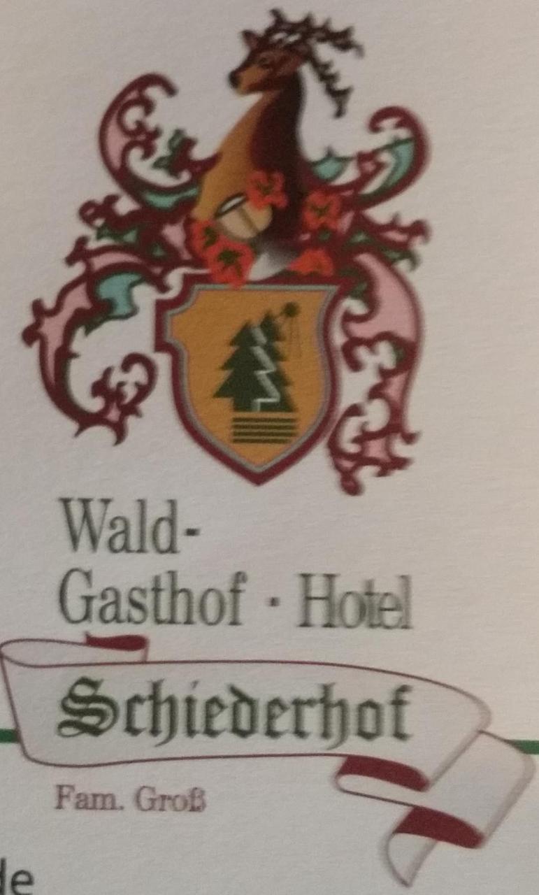 Waldgasthof - Hotel Schiederhof Wiesenfelden Buitenkant foto